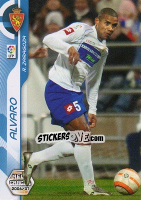 Sticker Alvaro - Liga 2006-2007. Megacracks n. 348 - Panini