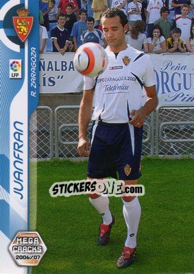 Sticker Juanfran - Liga 2006-2007. Megacracks - Panini
