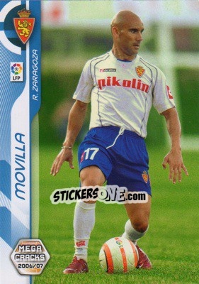 Sticker Movilla - Liga 2006-2007. Megacracks - Panini