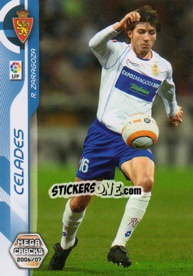 Cromo Celades - Liga 2006-2007. Megacracks - Panini