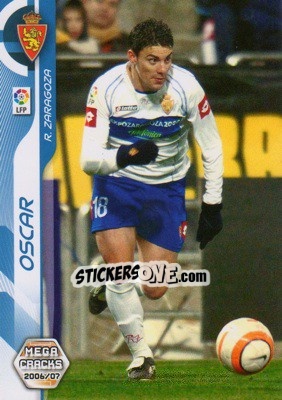 Figurina Oscar - Liga 2006-2007. Megacracks - Panini