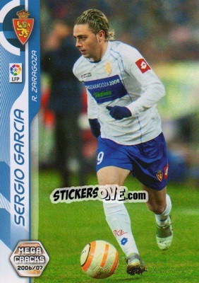 Cromo Sergio Garcia - Liga 2006-2007. Megacracks n. 360 - Panini
