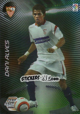 Sticker Dani Alves - Liga 2006-2007. Megacracks n. 364 - Panini