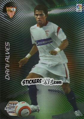 Cromo Dani Alves - Liga 2006-2007. Megacracks - Panini