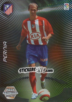 Sticker Pernia - Liga 2006-2007. Megacracks - Panini
