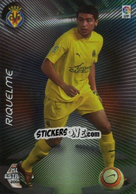 Sticker Riquelme - Liga 2006-2007. Megacracks n. 375 - Panini