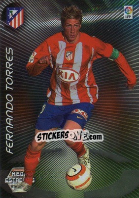 Sticker Fernando Torres - Liga 2006-2007. Megacracks - Panini