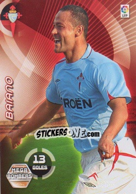 Sticker Baiano - Liga 2006-2007. Megacracks - Panini