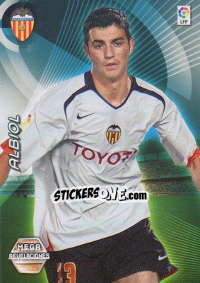 Figurina Albiol - Liga 2006-2007. Megacracks - Panini