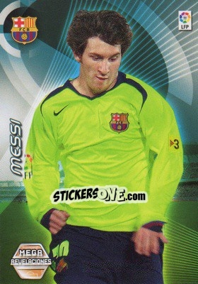 Sticker Messi - Liga 2006-2007. Megacracks n. 404 - Panini
