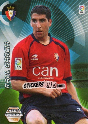 Sticker Raul Garcia - Liga 2006-2007. Megacracks n. 405 - Panini