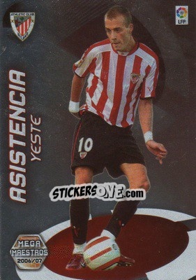 Sticker Yeste - Liga 2006-2007. Megacracks n. 406 - Panini