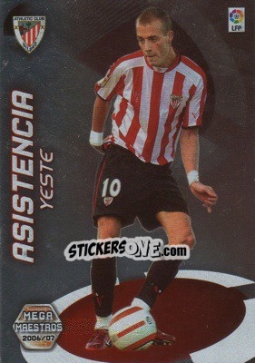 Figurina Yeste - Liga 2006-2007. Megacracks - Panini