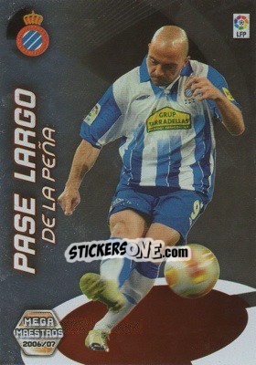 Sticker De La Pena - Liga 2006-2007. Megacracks n. 412 - Panini