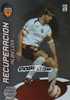 Figurina Albelda - Liga 2006-2007. Megacracks - Panini