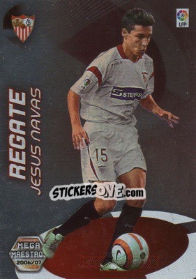 Sticker Jesus Navas - Liga 2006-2007. Megacracks - Panini
