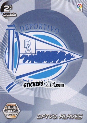 Sticker Deportivo Alaves (Emblema) - Liga 2006-2007. Megacracks n. 415 - Panini