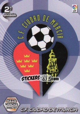 Sticker C.F. Murcia (Emblema) - Liga 2006-2007. Megacracks n. 418 - Panini