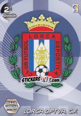 Sticker Lorca C.F. (Emblema) - Liga 2006-2007. Megacracks n. 419 - Panini