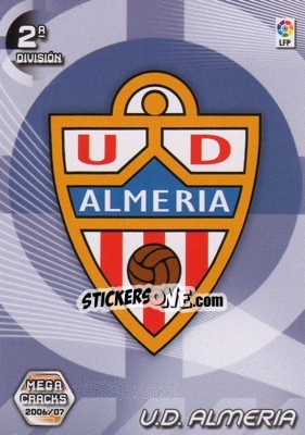 Sticker U.D Almeria (Emblema) - Liga 2006-2007. Megacracks n. 420 - Panini