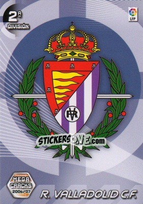 Cromo R.Valladolid C.F. (Emblema) - Liga 2006-2007. Megacracks - Panini