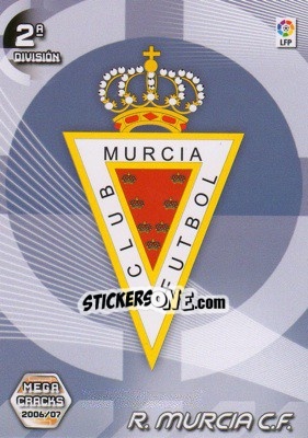 Cromo R.Murcia C.F. (Emblema) - Liga 2006-2007. Megacracks - Panini