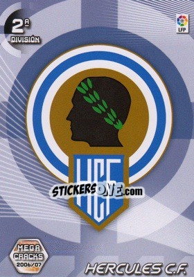 Sticker Hercules C.F. (Emblema) - Liga 2006-2007. Megacracks - Panini