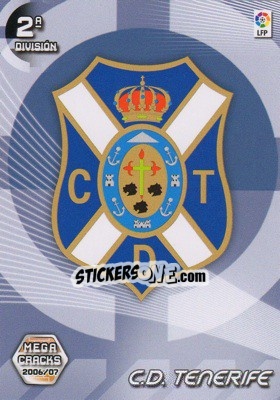 Figurina C.D. Tenerife (Emblema) - Liga 2006-2007. Megacracks - Panini