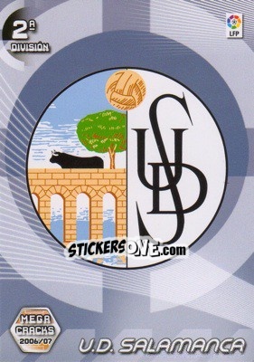 Cromo U.D. Salamanca (Emblema) - Liga 2006-2007. Megacracks - Panini