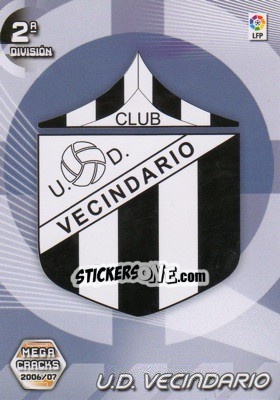 Sticker U.D Vecindario (Emblema) - Liga 2006-2007. Megacracks n. 435 - Panini