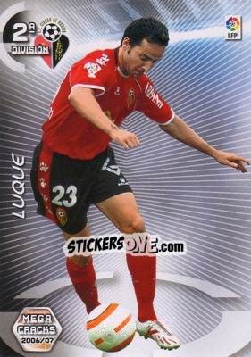 Cromo Luque (Murcia) - Liga 2006-2007. Megacracks - Panini