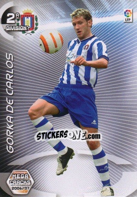 Cromo Gorka de Carlos (Lorca) - Liga 2006-2007. Megacracks - Panini