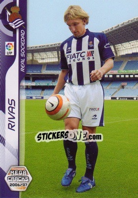 Sticker Rivas - Liga 2006-2007. Megacracks - Panini