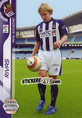 Cromo Rivas - Liga 2006-2007. Megacracks - Panini