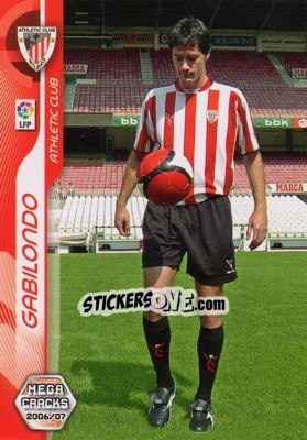 Sticker Gabilondo - Liga 2006-2007. Megacracks - Panini