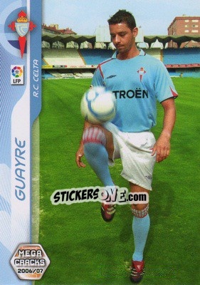 Sticker Guayre - Liga 2006-2007. Megacracks - Panini