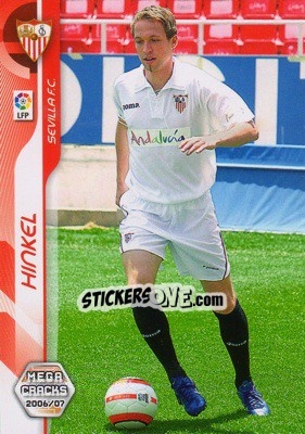 Sticker Hinkel - Liga 2006-2007. Megacracks - Panini