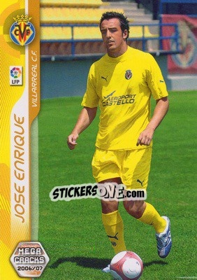 Sticker Jose Enrique - Liga 2006-2007. Megacracks - Panini