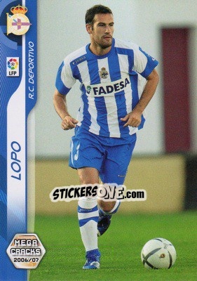 Sticker Lopo - Liga 2006-2007. Megacracks - Panini
