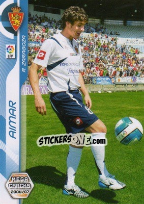 Cromo Aimar - Liga 2006-2007. Megacracks - Panini