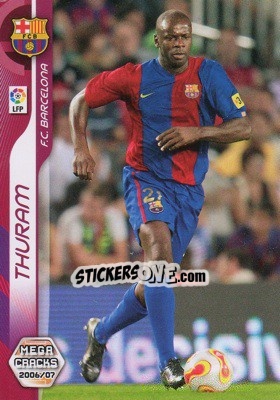 Sticker Lilian Thuram - Liga 2006-2007. Megacracks n. 465 - Panini