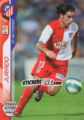 Sticker Jurado - Liga 2006-2007. Megacracks - Panini