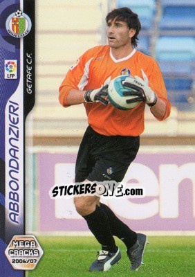 Figurina Abbondanzieri - Liga 2006-2007. Megacracks - Panini