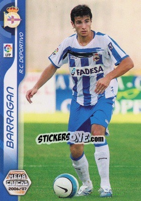Sticker Barragan - Liga 2006-2007. Megacracks - Panini
