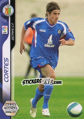 Sticker Cortes - Liga 2006-2007. Megacracks - Panini
