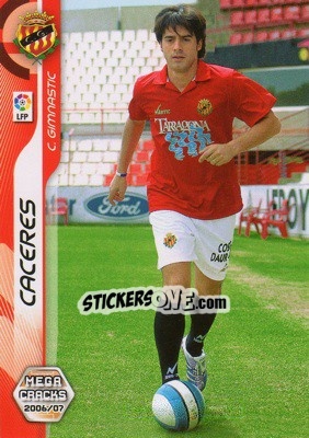 Figurina Caceres - Liga 2006-2007. Megacracks - Panini