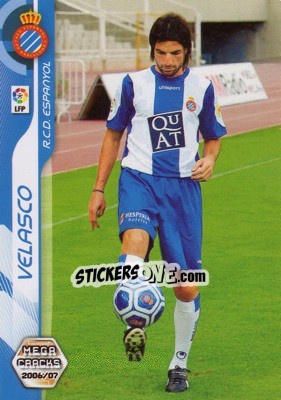 Sticker Velasco - Liga 2006-2007. Megacracks - Panini