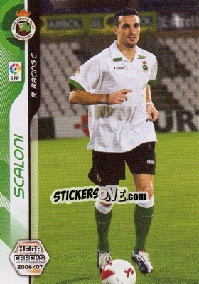 Figurina Scaloni - Liga 2006-2007. Megacracks - Panini