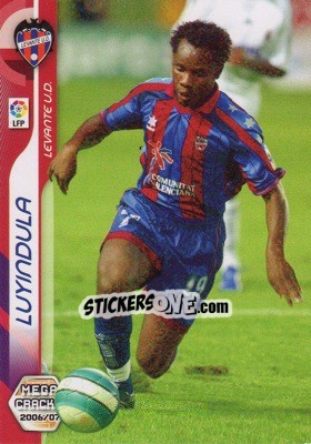 Sticker Luyindula - Liga 2006-2007. Megacracks n. 490 - Panini