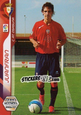 Sticker Juanfran - Liga 2006-2007. Megacracks n. 491 - Panini